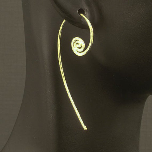 Silver Swirl Whispers Earrings