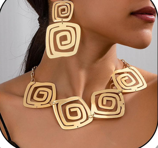 Golden Mirage Spiral Set