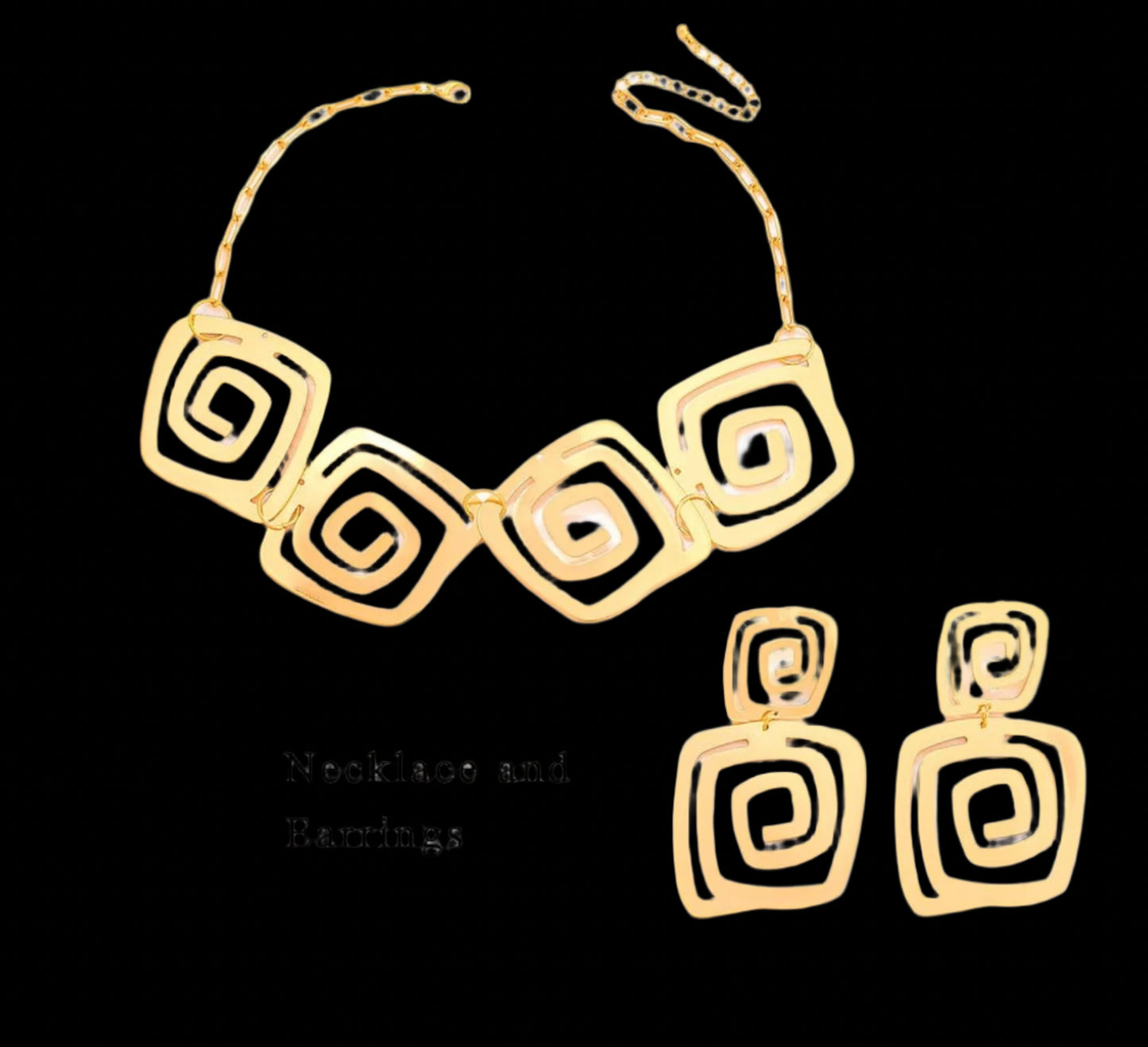 Golden Mirage Spiral Set