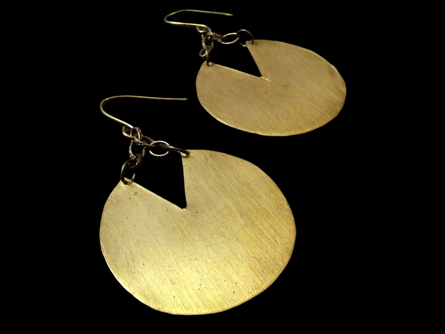 Athena Gold Grecian Disks Earrings