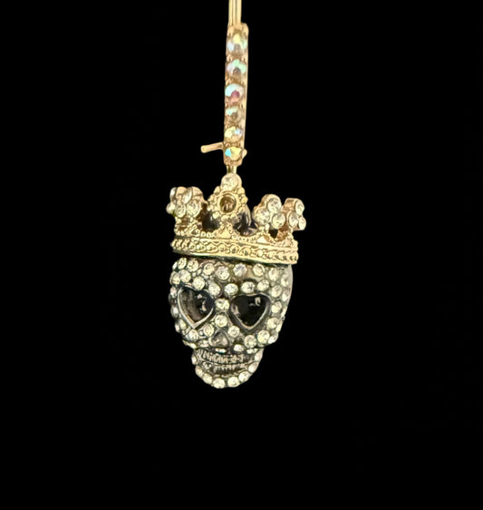 Bling Skull Earrings