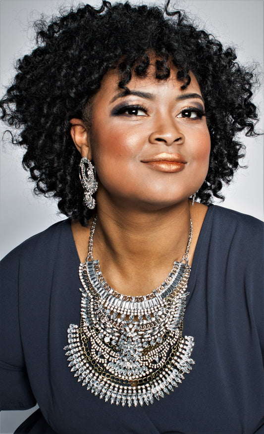 Crown Jewels Regal Crystal Statement Necklace