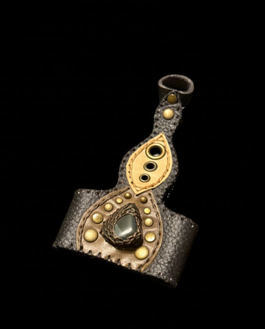 Shadow Guard Leather Hand Harness Btacelet