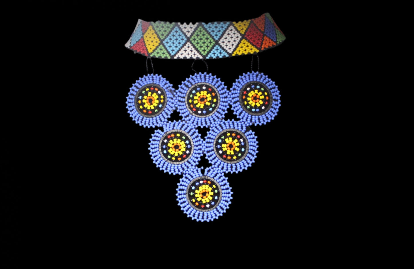 Royal Zulu Medallion Choker Necklace