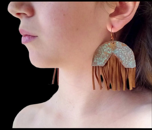 Sage Canyon Patina Copper Fringe