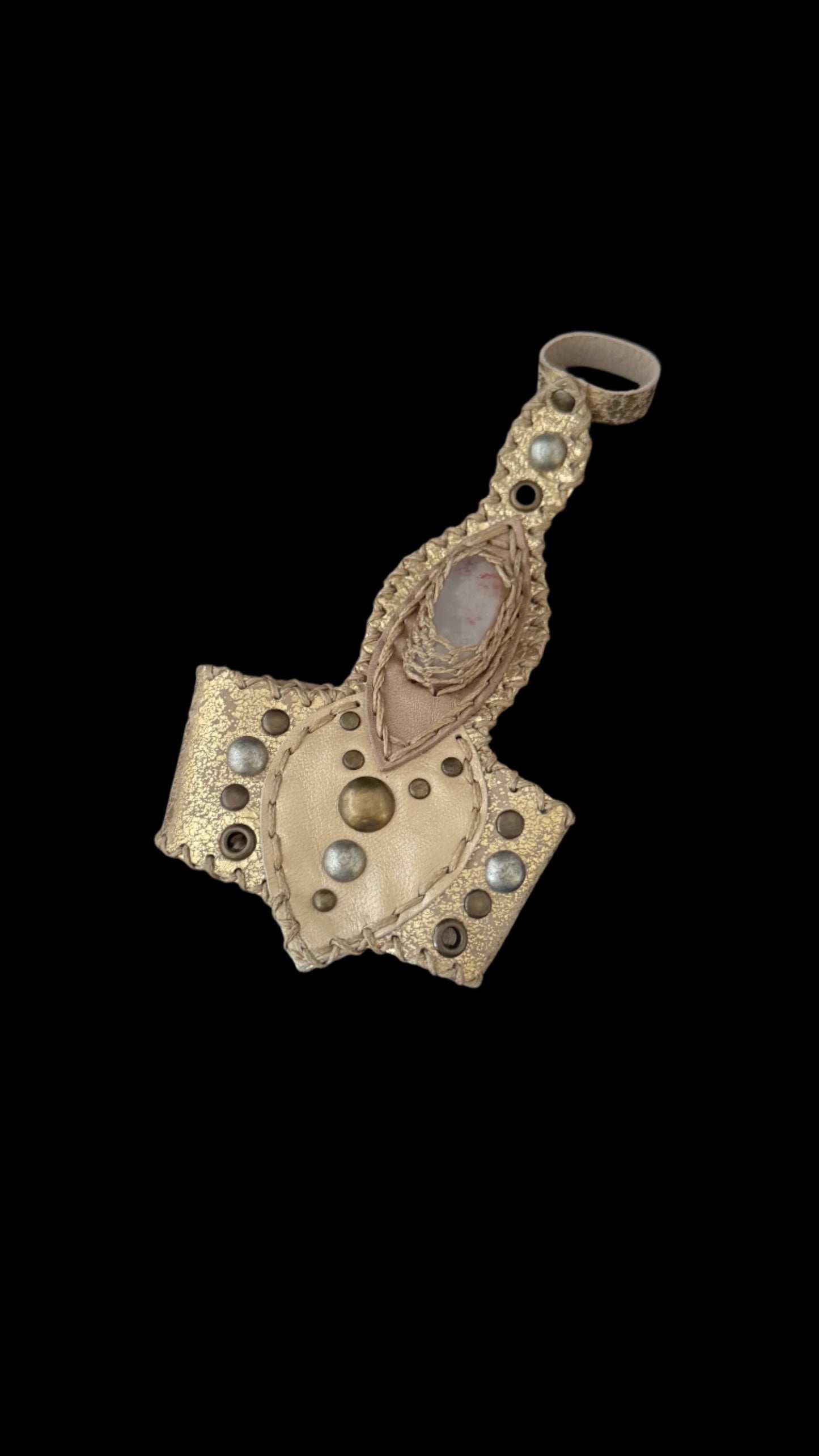 Archer’s Grace Cuff with Pink Agate