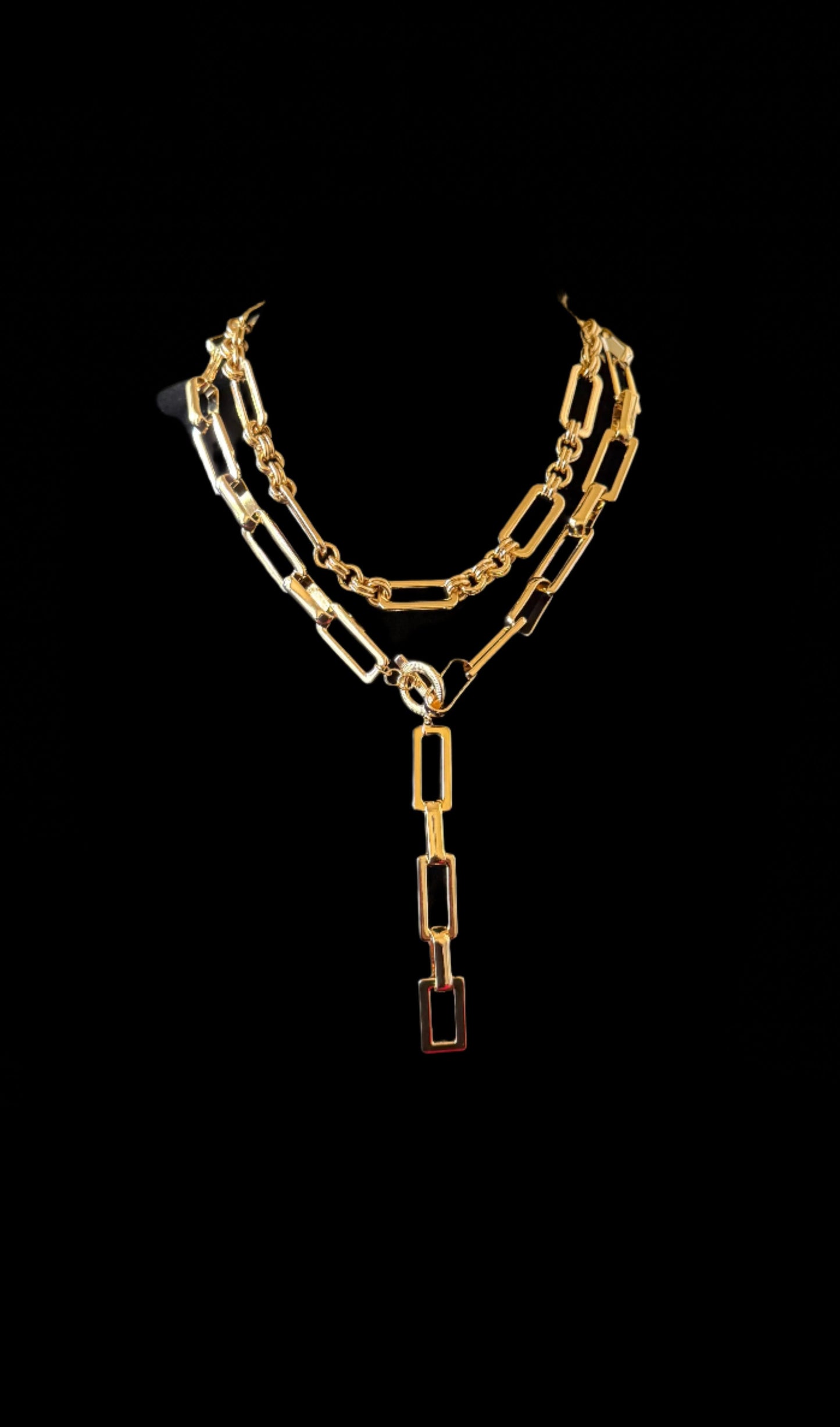 Luxe Gilded Drop Collar