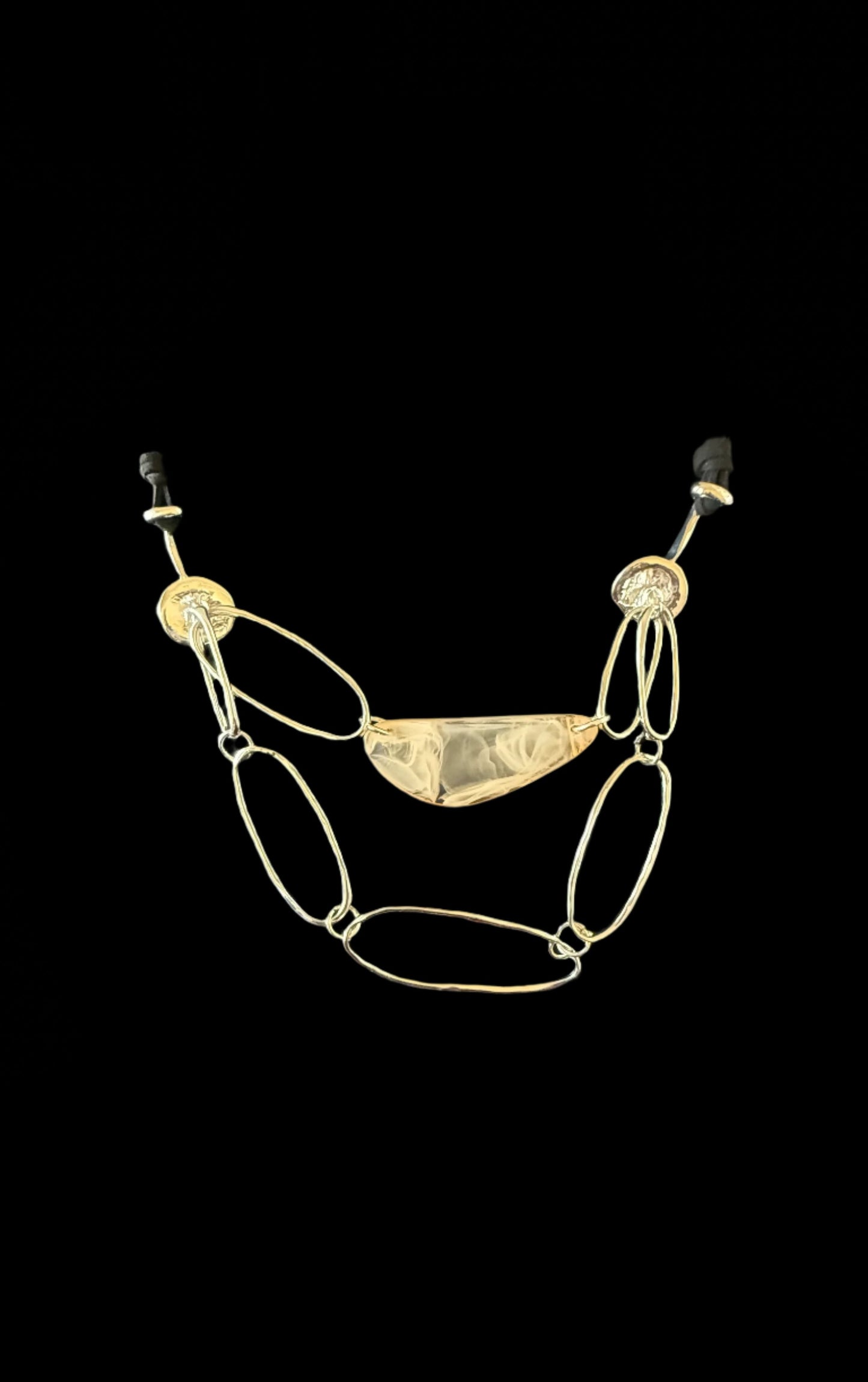 Amber Drift Link Necklace