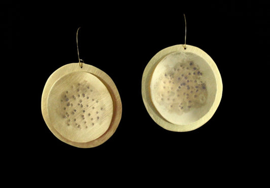 Delphi Echoes Layered Disk Earrings