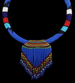 Maasai Regal Fringe Collar